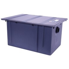 Zurn GT2702-20 폴리에틸렌 그리스 트랩 분당 20갤런 40파운드 용량 인터셉터 그레이, 10 gallons