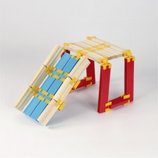 카프잼 카프라 블럭 놀이 키트 세트 - 교실놀이 클립 링크, 1개, 미끄럼틀