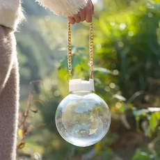 플라스틱 햄스터 운반 케이지 휴대용 핸드헬드 크로스바디 클라이밍 펫 백 통기성 투명 햄스터 운반 상자, 01 Style 2