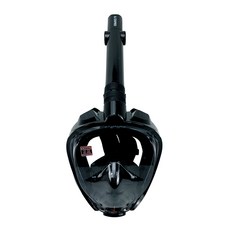 나이스프로 풀페이스 프로페셔널 스노쿨링마스크, 블랙