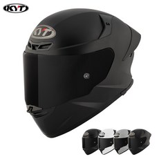 KYT TT레보 풀페이스 단색 오토바이 스쿠터 바이크 KC인증 헬멧, 2XL, 매트블랙