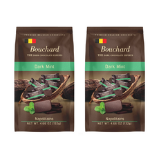 부샤드 나폴리탄 다크 민트 초콜릿, 2개, 132g