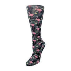 Cutieful 압박 양말 니트 와이드 카프 10-18mm/HG 코기스 원사이즈, 플라밍고