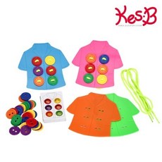 사회성발달 소근육 어린이 단추꿰기 보드게임 diy 엄마표 구슬끼우기 가정보육, 어린이 보드게임 똑똑한단추꿰기, 1개