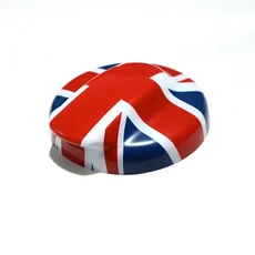 플라스틱 스타일 미니 쿠퍼 JCW R55 2.0T 자동차 액세서리에 대한 검은 깃발 연료 탱크 커버, 03 Union Jack, 01 China Mainland