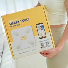 투타임 신개념 체중관리 스마트 인바디 체중계 블루투스 체지방 체성분, 1개, 옐로우, 투타임 백번체중계/100burn-999