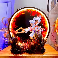 航海王 魯夫 尼卡魯夫 燈座發光 battle record collection 正版公仔意象化, 1個, 無燈座版(霸王色尼卡版本3),含公仔(附正版原盒)