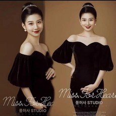 임산부 만삭사진 옷 만삭촬영용 임부복