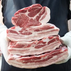 제주 흑돼지 1등급 흑 암퇘지 산지직송, 오겹살 구이용(1~1.5cm), 1개