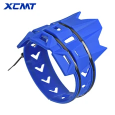 [호환] 혼다 가와사키 KTM 스즈키 야마하 용 범용 오토바이 배기 파이프 머플러 워시 캡 테일 보호대 커버, 13 Blue A