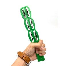 白毛猴樂器 長形鈴鼓 奧福樂器 節奏訓練 聲響玩具, 綠色, 1個