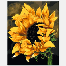 모모픽스페인팅 DIY명화그리기 60x75cm, WK10 만개한 해바라기