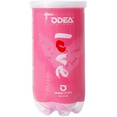odea歐帝爾專業粉色網球Love 天龍pink 女士初學訓練網球 限量款, 歐帝爾love桶裝一桶, 1個