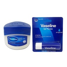 바세린 퓨어 스킨 젤리 오리지널 100ml + 립테라피 스틱 오리지널 4.8g 세트, 1개