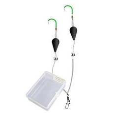 부력 튜브 유럽식 사용 준비 낚시 플로팅 워터 드리프트 리드 후크, 1개, 5. 4-