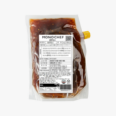 유린기소스 모노쉐프 1kg 유린기 특제소스 중식 닭요리 닭튀김 새콤달콤 탕수육 퓨전중식, 1개