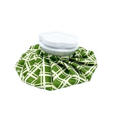 英肯 冰熱敷袋 綠色格紋 9吋, 1個