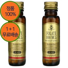 1+1 솔가 L 엘 메틸 엽산 Folate 1000mcg 120정 글루텐 프리, 1개