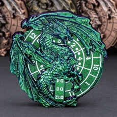 쿠쿠스토어 7in 1 Fidget Spinner D&D 주사위 금속 룰렛 세트(선물 상자 포함) 던전 및 드래곤 롤플레잉 게, 02 VY0