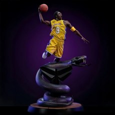 NBA 코비 브라이언트 피규어 38cm 블랙밤바 LA 레이커스 스테츄 소장용 해외판, 블랙맘바 코비 38cm
