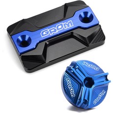 Grom 125 2025 MSX125 MSX 2013-2023 2024 CNC 모터사이클 프론트 브레이크 오일 저장소 커버 캡 필러 플러그 캡파란색과 호환됩니다, Blue