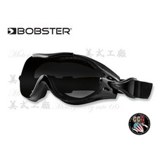 《美式工廠》美國 BOBSTER Phoenix鳳凰風鏡 墨鏡 運動眼鏡 護目鏡 附鬆緊帶 抗UV, 1個, Black