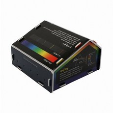 야외과학캠프 간이 분광기 키트 빛의굴절 스펙트럼 관찰 학습용 교육용 세트 야외 캠프, 1개