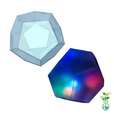 과학실험키트-NEW 투명 정12면체 만들기-일반형 1인용
