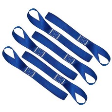 6pcs 캠핑 화물 오토바이 스쿠터 자전거 루프 타이 스트랩, 로얄 블루