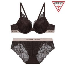 로즈골드밴딩 레이스 브라팬티세트 GDWBRPT742BR 2534191