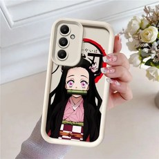 귀멸의칼날 갤럭시케이스 귀칼 삼성 A34 기유 렌고쿠 이노스케 탄지로 A16 젠이츠 폰케이, 네오프렌, 초록