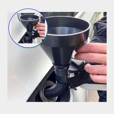 쌍문상회 지금 필요한 기름깔때기 주유 물 원형깔때 기름 엔진오일 오일자바라 오일깔때기 자동차 깔때기 GDM k31872EA, 본상품