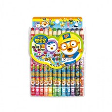 뽀로로 축지식 지구 색연필, 1개, 12색