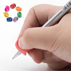 휴보그 펜슬 커버 그립, 에어핏그립 7종, 1세트