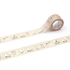 mt 聖誕節限定款和紙膠帶 溜冰鞋圖案
