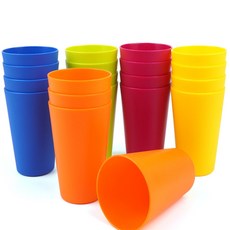 다온 파티컵 4P 업소용물컵, 옐로우