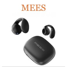 MEES Ear Clip Pro 雲朵氣墊AI智慧翻譯耳夾式藍芽耳機, 石墨灰, MEES智慧翻譯耳機