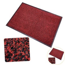 미끄럼방지 아파트현관 현관매트 60x90cm 눈 오물제거 전시장 먼지털이 눈올때, 레드