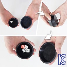 [KC인증] JL매직 플라잉다이스(Flying Dice) 주사위가 그릇안으로 순간 이동 초등 어린이 마술 도구 신기한 트릭, 1세트