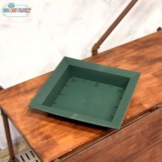 정사각 플라스틱 수반 화분받침 정원용 사각수반 원예용품 물받이 자이언트캣