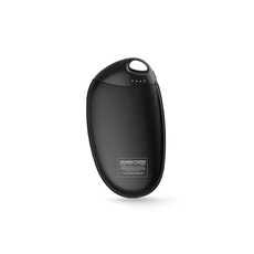 ADAMOUTDOOR USB充電式掌心暖爐【海怪野行】速熱暖手寶 充電暖暖包, 黑色