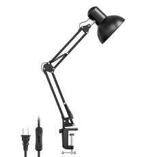 Lepro led E26 암 라이트 데스크 라이트 클램프 스탠드 전기 암 스탠드 스윙