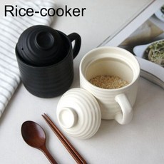 JT 1인 도자기 혼밥 솥 2컬러 택1 밭솥 1인밥솥, 화이트, 화이트