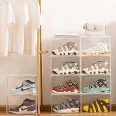 투명 아크릴 신발 보관함 쇼케이스, 소형, 1개