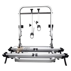 RV 캠핑카 자전거 거치대 접이식 이중 고정형 휴대용 여행용 스탠드, 상단 1230 하단 640, 1개, 상단 1260 하단 1260 사다리