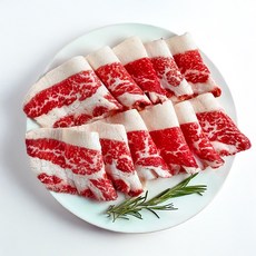 미쓰하누 1++(9) 한우차돌박이, 200g, 1개