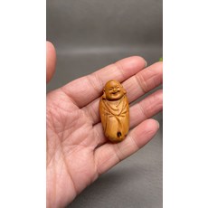 天然太行崖柏 彌勒佛手撚, 如圖所示, 1個