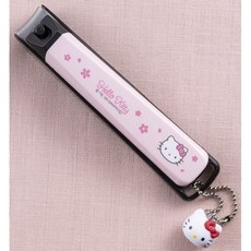 카이 KAI 일본풍 헬로키티 손톱깍이 중사이즈 M 마스코트 부착, 1개, 1. KK-2533 벚꽃