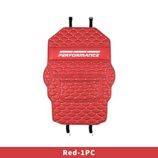유니버셜 카시트 등받이 킥 방지 매트 수납 가방 보호 패드, 1개, 4. red-1PCS