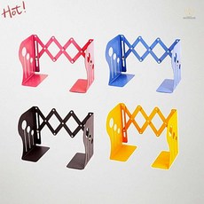 SCS 책꽂이 북엔드 블루 소형 철제 책정리 스탠드 데스크정리용 책서랍정리